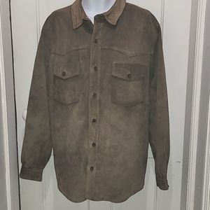 Tommy Hilfiger Brown Suede Jacket